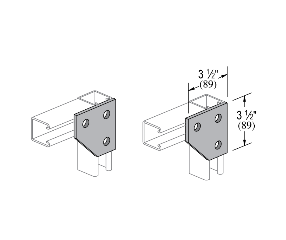 Flat Plate Corner Fitting 744