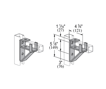 2626J Threaded Rod Beam Clamp, PUPCO