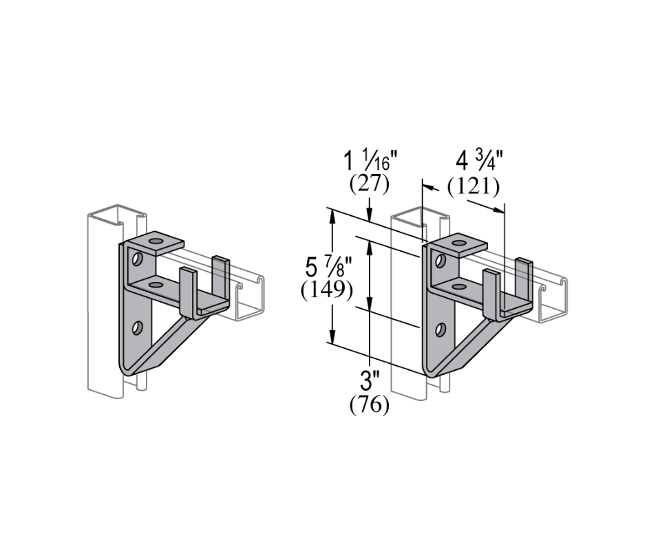 Telescoping Brackets and measurements